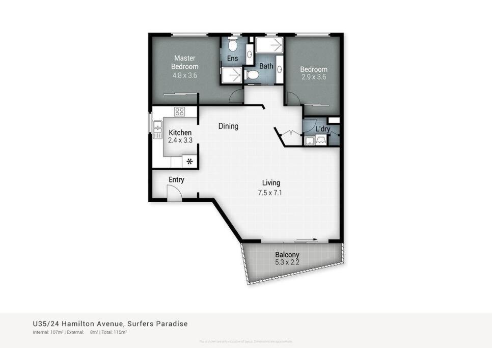 Coco Bella Dream In Surfers Paradise Голд-Кост Экстерьер фото